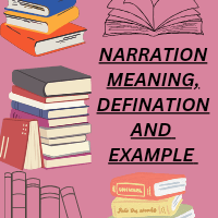 Narration meaning in hindi, definition, examples